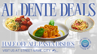 Modern Pasta Day Promo Video Design