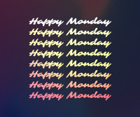 Monday Grain Gradient Facebook Post Image Preview