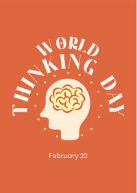 Thinking Day Silhouette Flyer