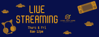 New Streaming Schedule Facebook Cover
