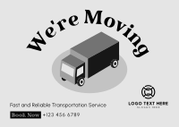 Truck Moving Services Postcard