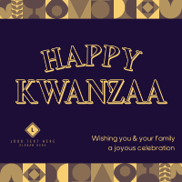 Celebrate Kwanzaa Instagram Post