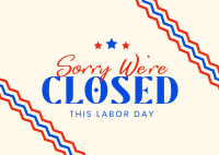 Labor Day Postcard example 4