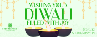 Traditional Diwali Greeting Facebook Cover