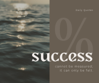 Measure of Success Facebook Post