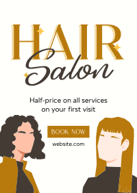 Fancy Hair Salon Poster