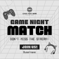 Game Night Match Instagram Post