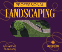 Professional Landscape Service Facebook Post