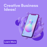Creative Business Ideas Linkedin Post Design