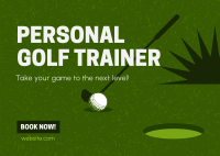 Golf Training Postcard