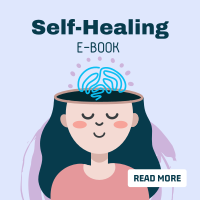 Self-Healing Illustration Instagram Post