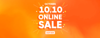 10.10 Online Sale Facebook Cover