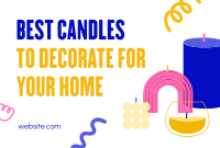 Groovy Handmade Candles Pinterest Cover Image Preview