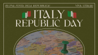 Retro Italian Republic Day Animation