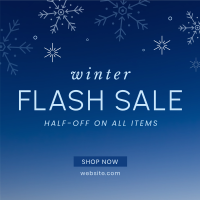Winter Flash Sale Instagram Post