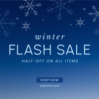 Winter Flash Sale Instagram Post Image Preview