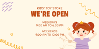 Toy Shop Hours Twitter Post