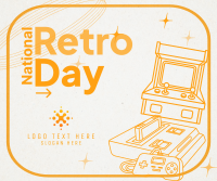 Unique Retro Day  Facebook Post