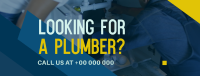 Modern Clean Plumbing Service Facebook Cover Image Preview