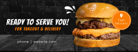 Fast Delivery Burger Facebook Cover