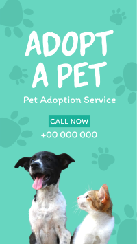 Pet Adoption Service Instagram Story