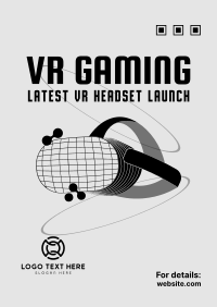 VR Gaming Headset Poster