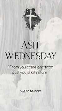 Ash Wednesday Celebration Instagram Story