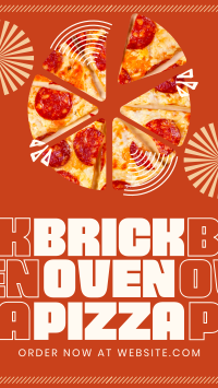 Simple Brick Oven Pizza Instagram Reel Image Preview