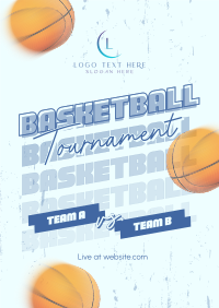 Basketball Game Tournament Flyer