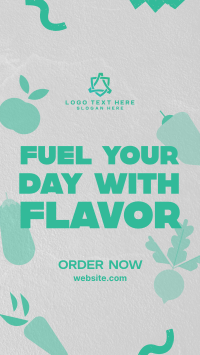 Food Flavors Quote Instagram Story