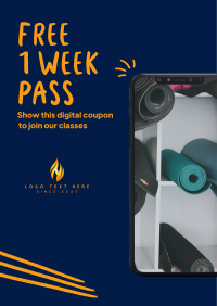 1 Week Pass Flyer