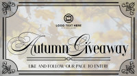 Autumn Giveaway Animation