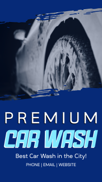 Premium Car Wash Instagram Reel Image Preview