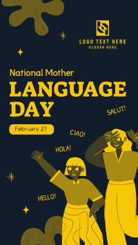 Mother Language Day TikTok Video Design