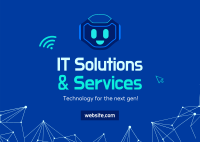 IT Solutions Postcard