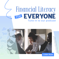 Financial Literacy Podcast Instagram Post