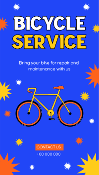 Plan Your Bike Service Facebook Story