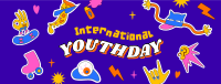 Youth Day Stickers Facebook Cover