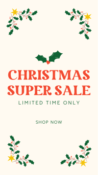 Christmas Super Sale Instagram Story