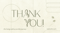 Elegant Thank you Facebook Event Cover