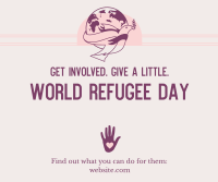 World Refugee Day Dove Facebook Post