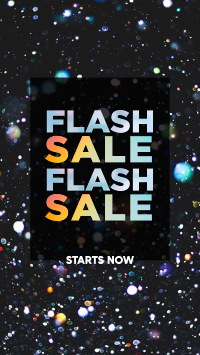 Flash Sale Confetti Facebook Story Image Preview