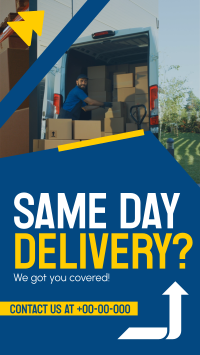 Reliable Delivery Courier Instagram Story