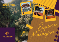 Explore Malaysia Postcard