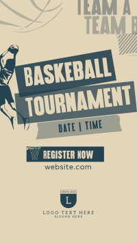 Sports Basketball Tournament Video