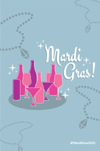 Starry Mardi Gras Pinterest Pin Image Preview