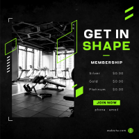 Gym Membership Instagram Post Design