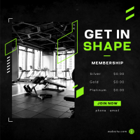 Gym Membership Instagram Post Image Preview