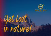 Get Lost In Nature Postcard