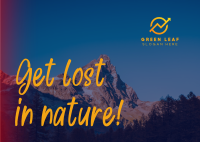 Get Lost In Nature Postcard Image Preview